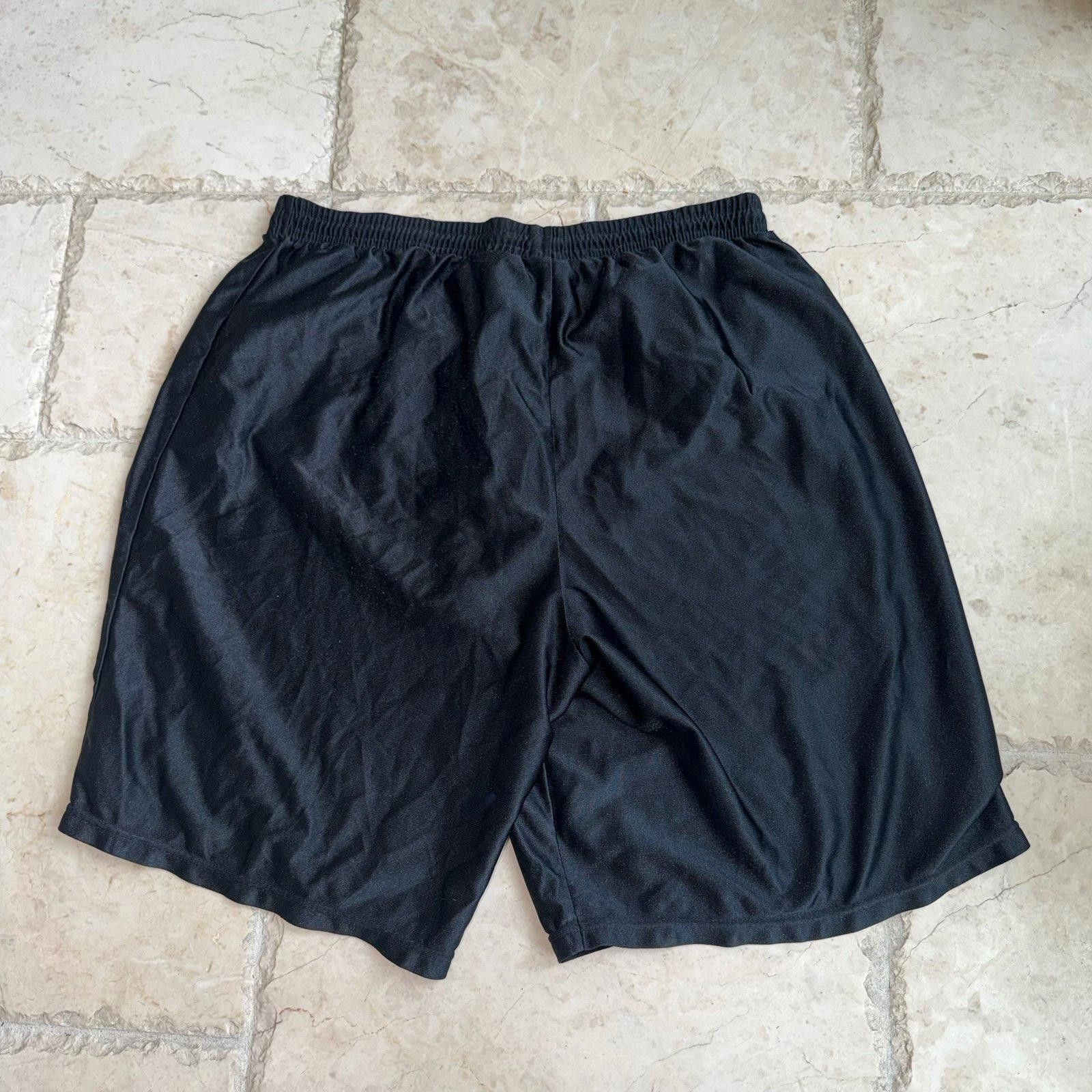 Nike Nike Black Satin Shimmer Dazzle Hoop Shorts Mens LG Rare 90s Size US 34 / EU 50 - 3 Thumbnail