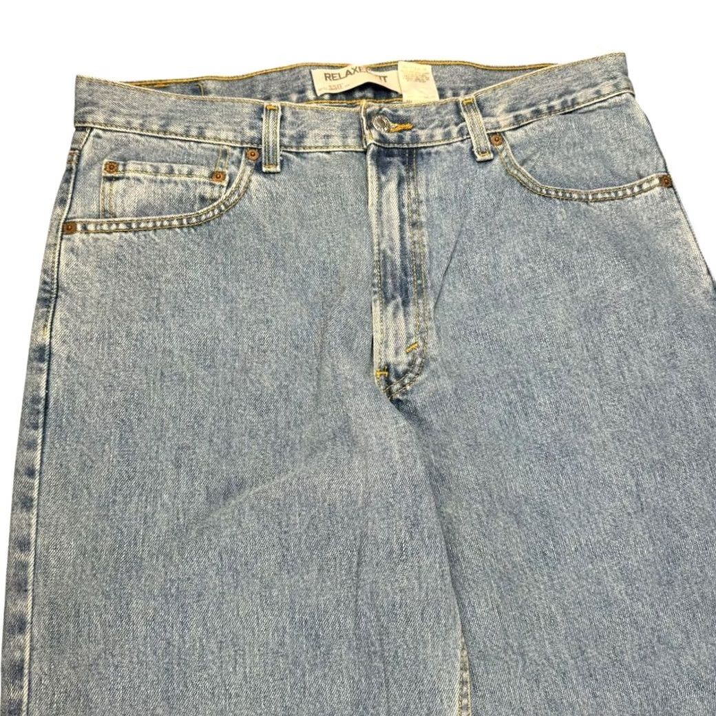 Levi's VINTAGE Levi's 550 Jeans Men 36x30 Lightwash Relaxed Fit Denim Cotton Baggy Western Cowboys 90s Mens Size US 36 / EU 52 - 2 Thumbnail