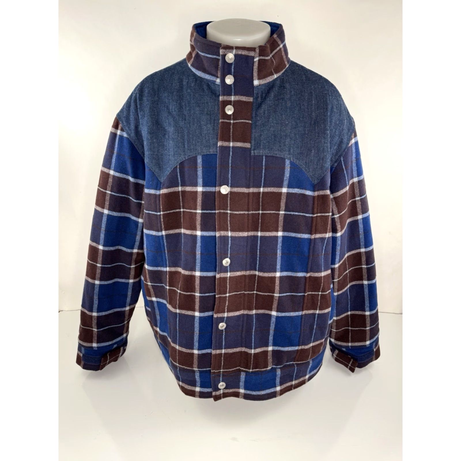 Levi's LEVI'S Wool Blend Western Jacket XL Men Hunting Ranch Yoke Multicolor EXCELLENT Size US XL / EU 56 / 4 - 2 Thumbnail