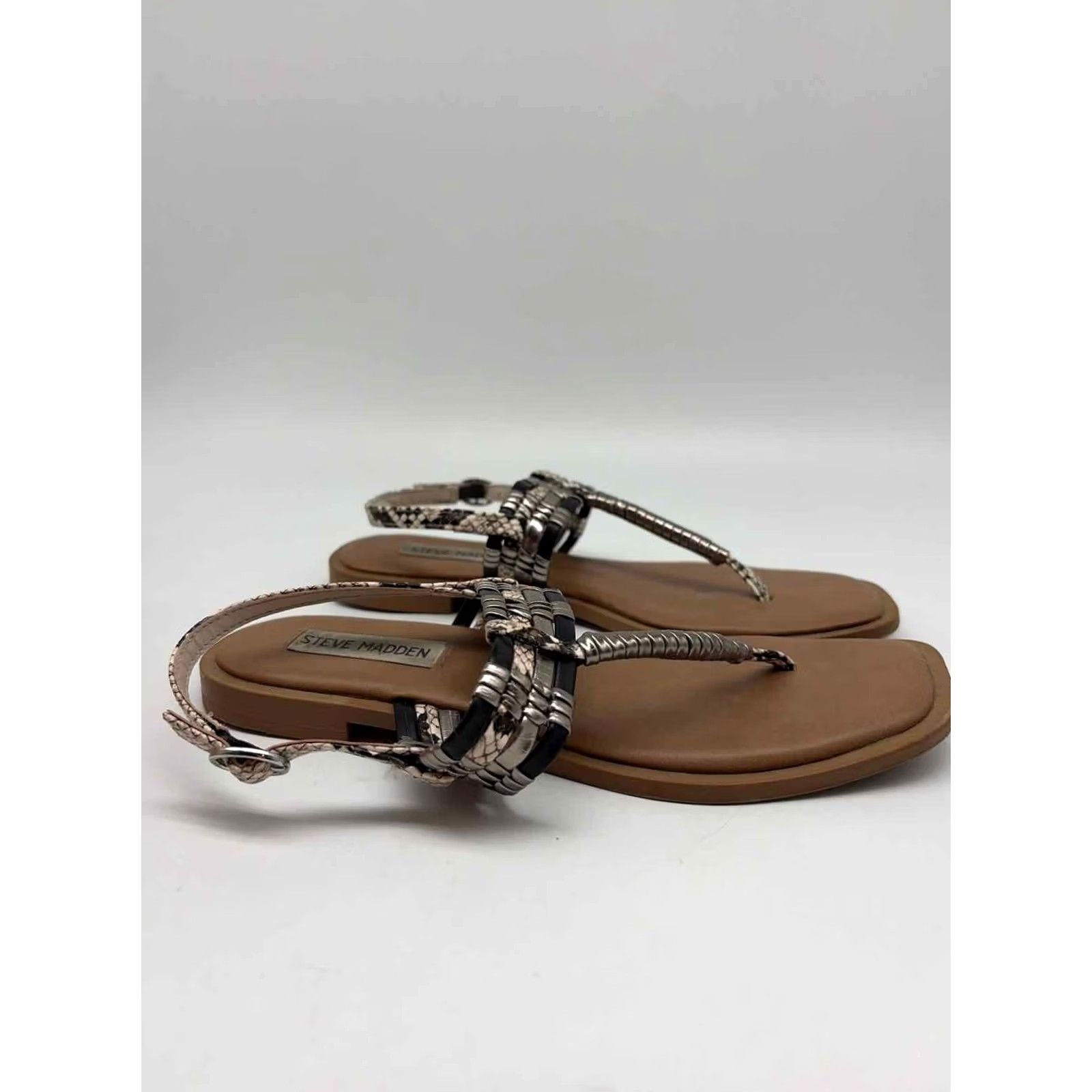 Steve Madden Steve Madden Silver Size 6 Thong Sandals Size US 6 / IT 36 - 4 Thumbnail