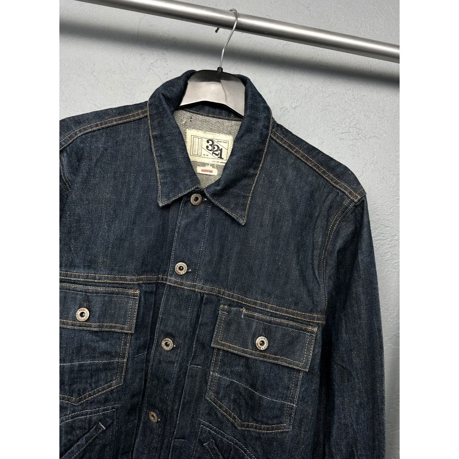 Vintage VINTAGE American Rag Denim Jacket Mens M Blue Denim Jacket Mens M Shirt Size US M / EU 48-50 / 2 - 2 Thumbnail