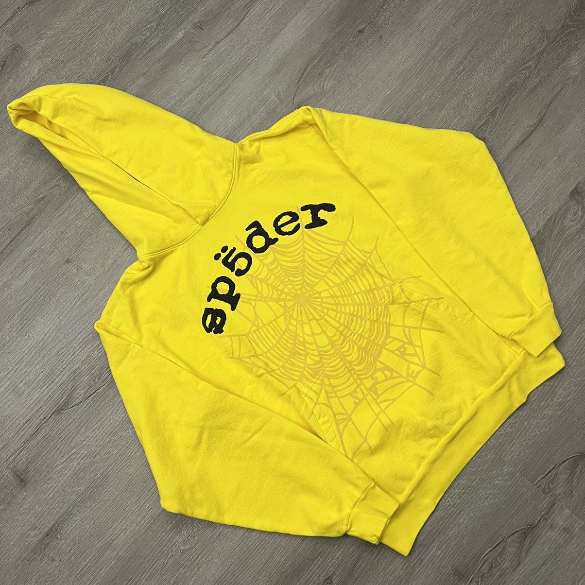 トップス sp5der legacy hoodie yellow SP5DER BELUGA HOODIE - YELLOW - PureAtlanta.com