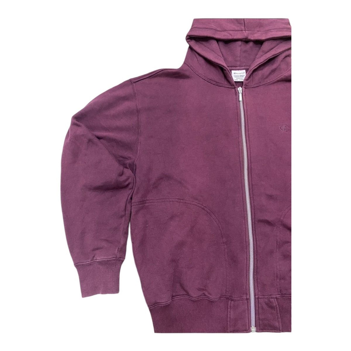 Champion × MLB CHAMPION HOODIE ZIPPER UP VINTAGE RARE MAROON COLOUR Size US L / EU 52-54 / 3 - 8 Thumbnail