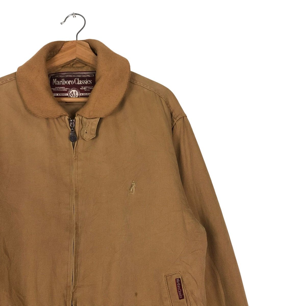 Marlboro 🔥VINTAGE CHORE BOMBER JACKET MARLBORO CLASSIC USA Size US XL / EU 56 / 4 - 6 Thumbnail