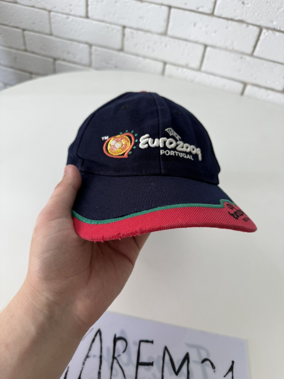 Vintage Euro 2004 vintage cap hat Size ONE SIZE - 2 Thumbnail