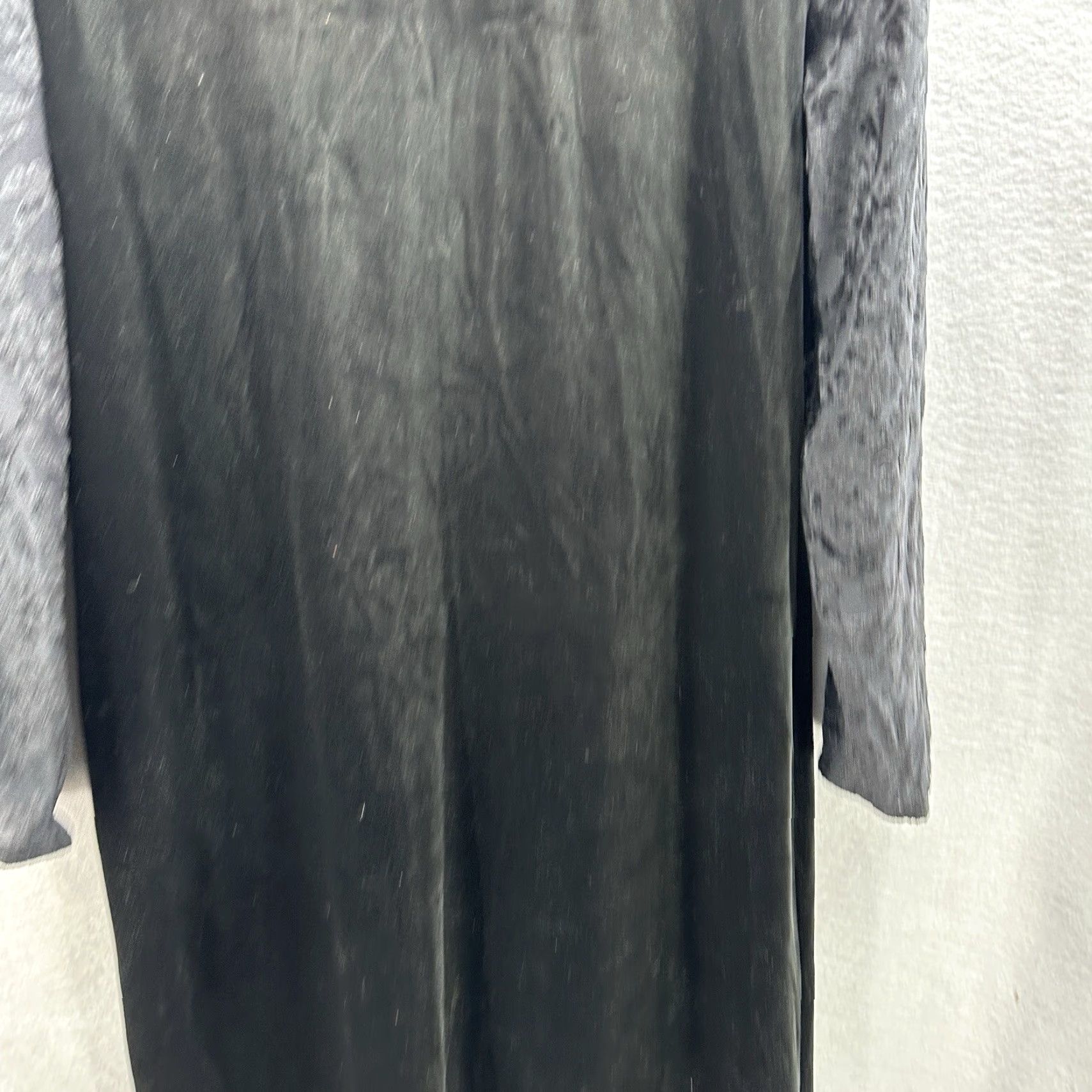Diane von Furstenberg VINTAGE Diane von Furstenberg Black Velvet Maxi Dress Women L Bohemian Witchy 90s Dress Size L / US 10 / IT 46 - 6 Thumbnail