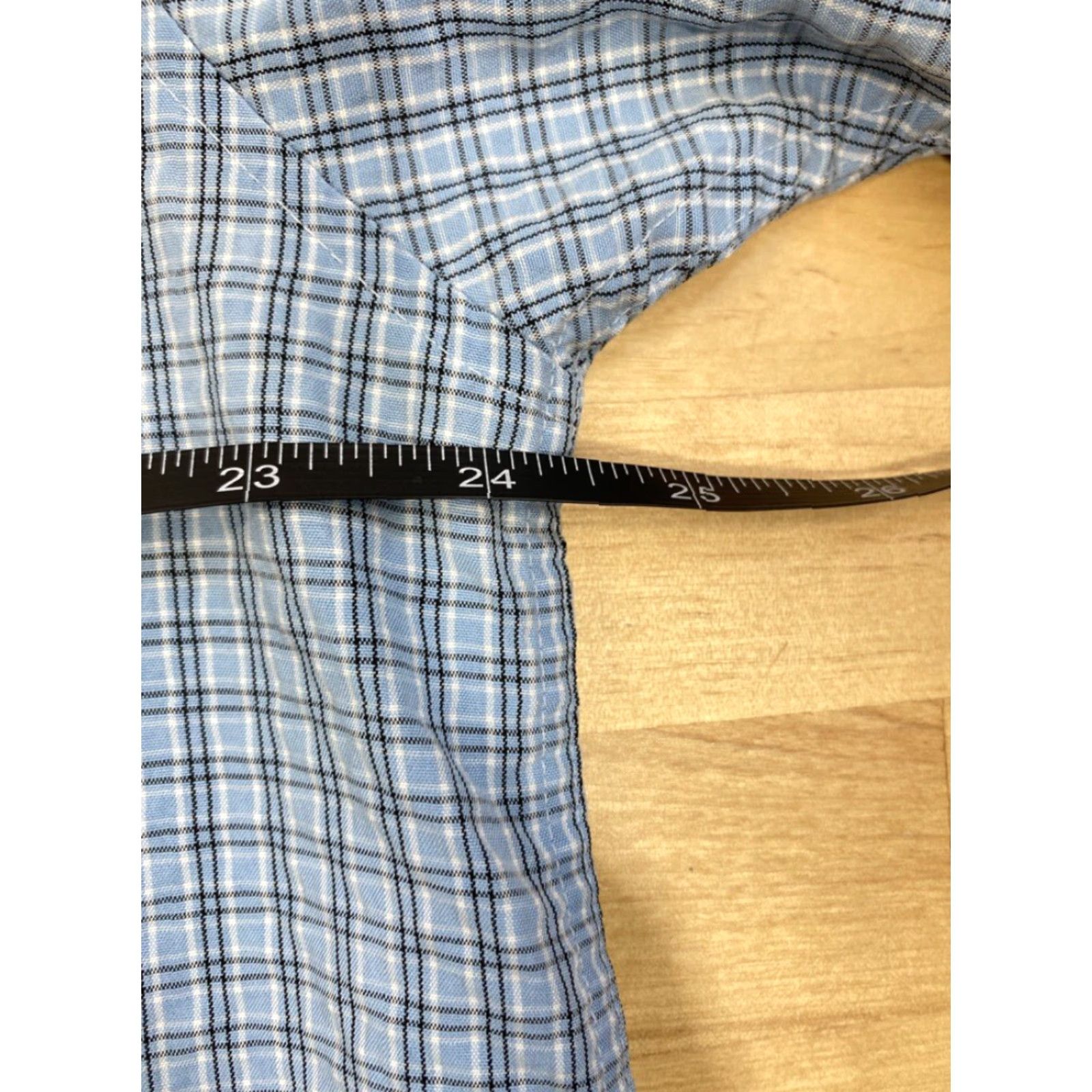 Rusty Rusty Plaid Button-Up Short Sleeve T Shirt XL Mens Blue 90s Classic Button-Down Collar Size US XL / EU 56 / 4 - 5 Thumbnail