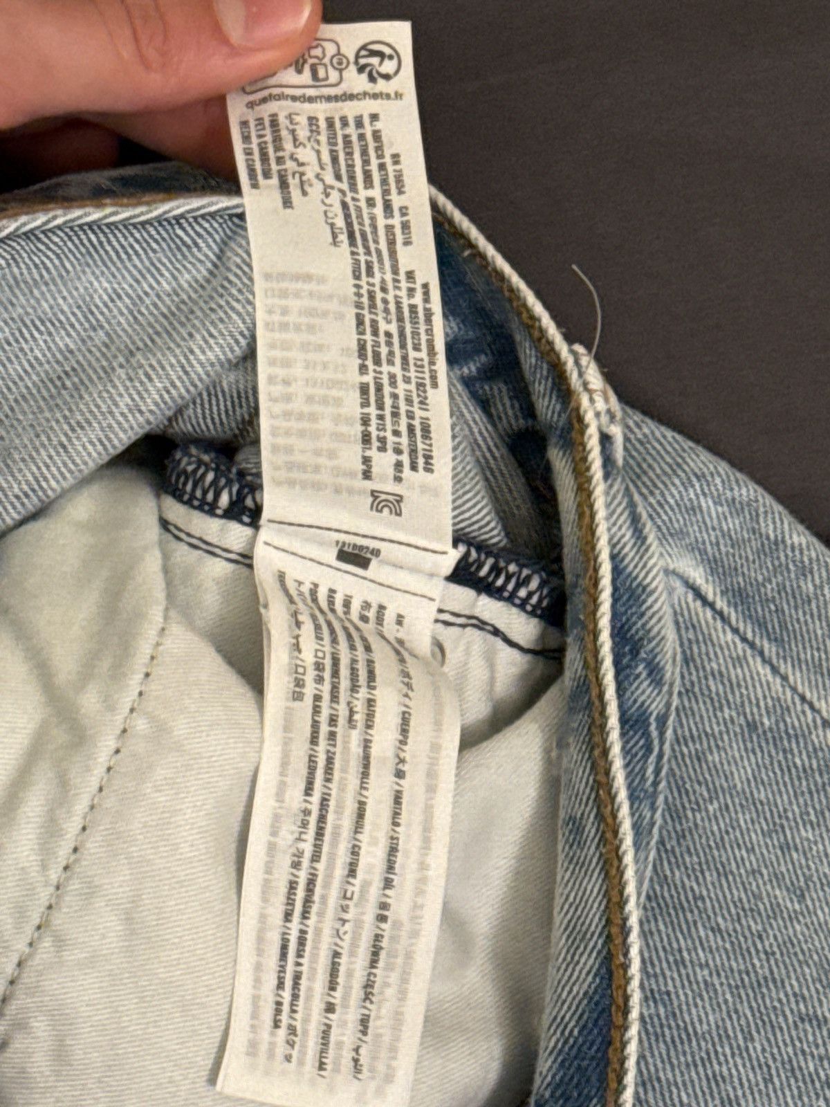 Abercrombie & Fitch Men’s Abercrombie & Fitch Authentic Rigid denim Loose Size US 31 - 7 Thumbnail