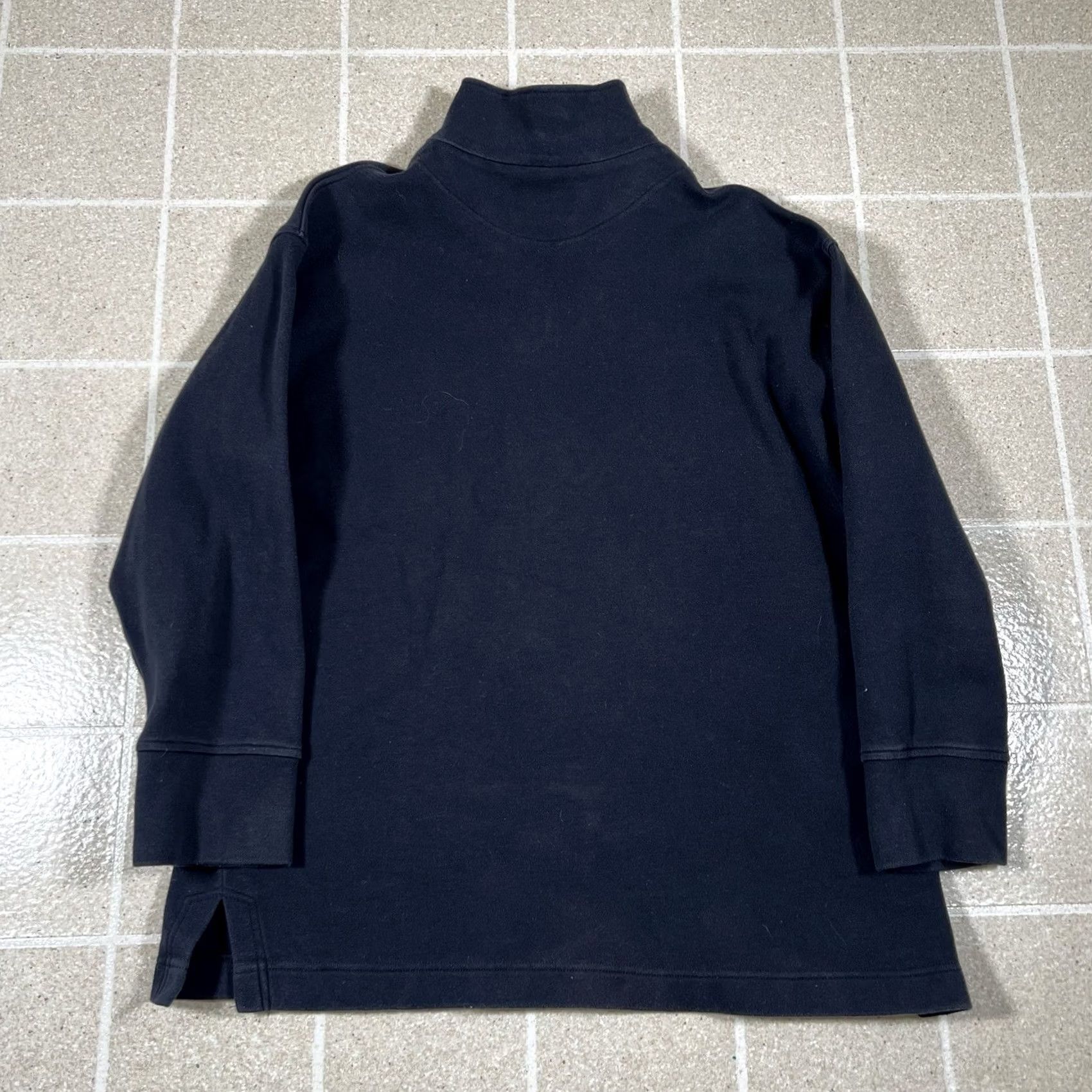 Bogner VINTAGE Bogner Sweater Pullover 1/4 Zip Blue Ski Luxury Mens L Size L / US 10 / IT 46 - 2 Thumbnail