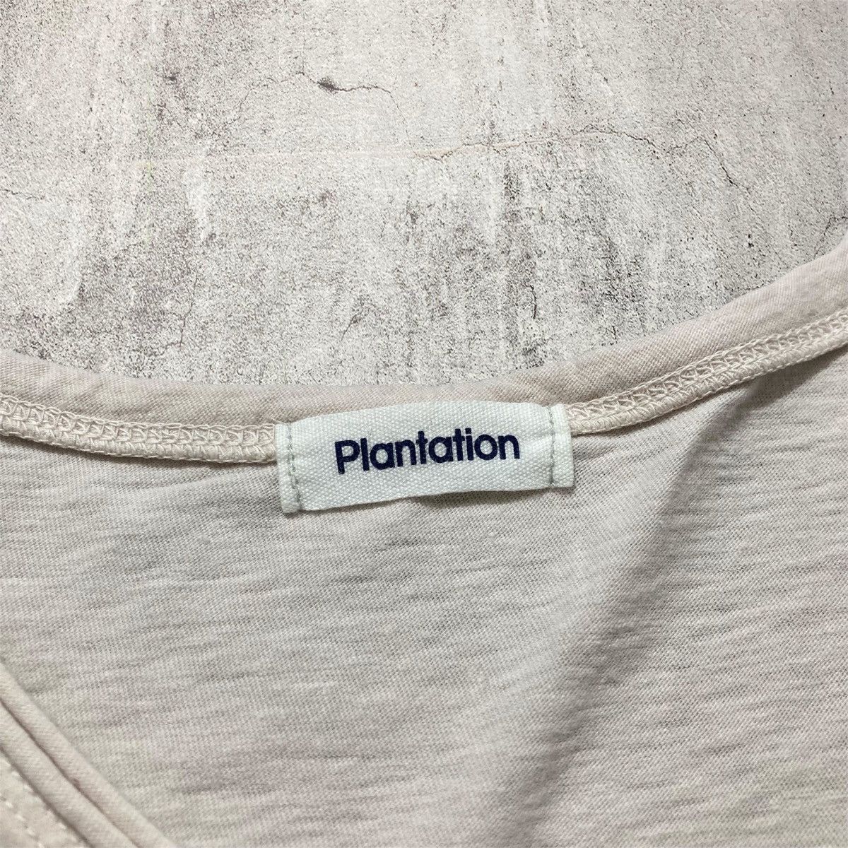 Japanese Brand Vintage Plantation by Issey Miyake Blank Tee Designer Size US M / EU 48-50 / 2 - 7 Thumbnail