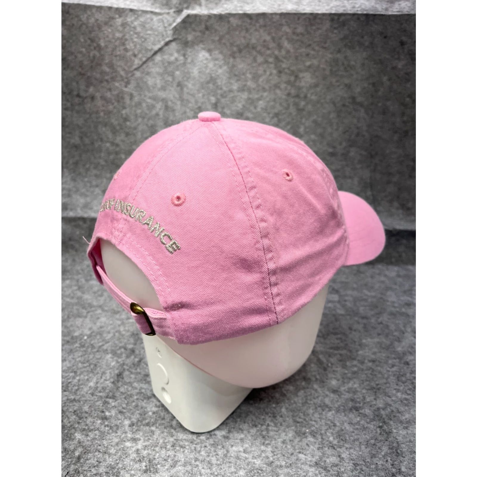 John Deere John Deere Hat Cap Strap Back Adult Pink Cotton Farm Equipment Crop Insurance Size ONE SIZE - 7 Thumbnail