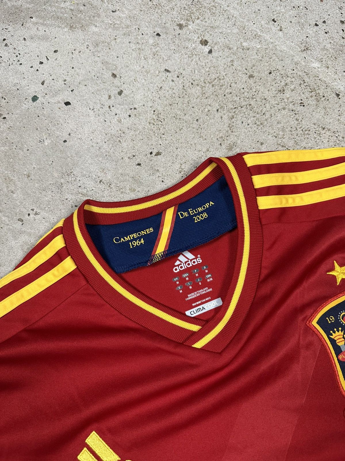 Adidas Adidas x Spain 2011/2012 Home Jersey EURO 2012 Winners Size US M / EU 48-50 / 2 - 7 Thumbnail