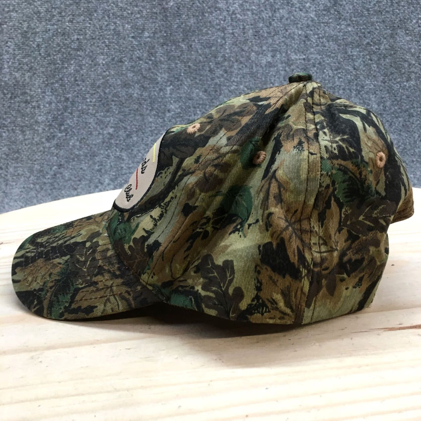 Vintage Menards Camouflage Baseball Cap Hat Mens One Size Green Camo Cotton Adjustable Size ONE SIZE - 4 Thumbnail