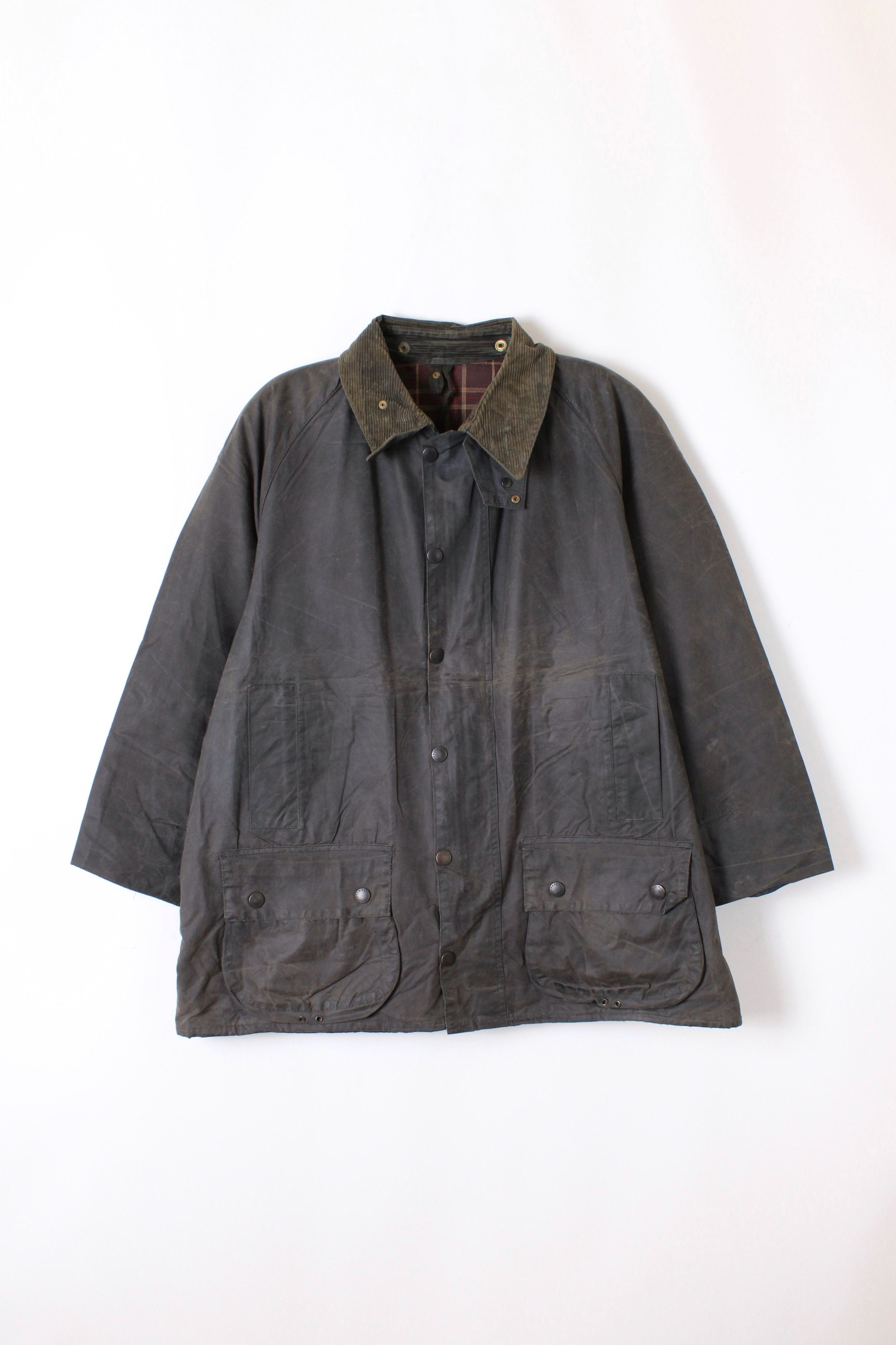 Barbour Barbour Beaufort Waxed Jacket Blue C48 Large XL Size US XL / EU 56 / 4 - 1 Thumbnail