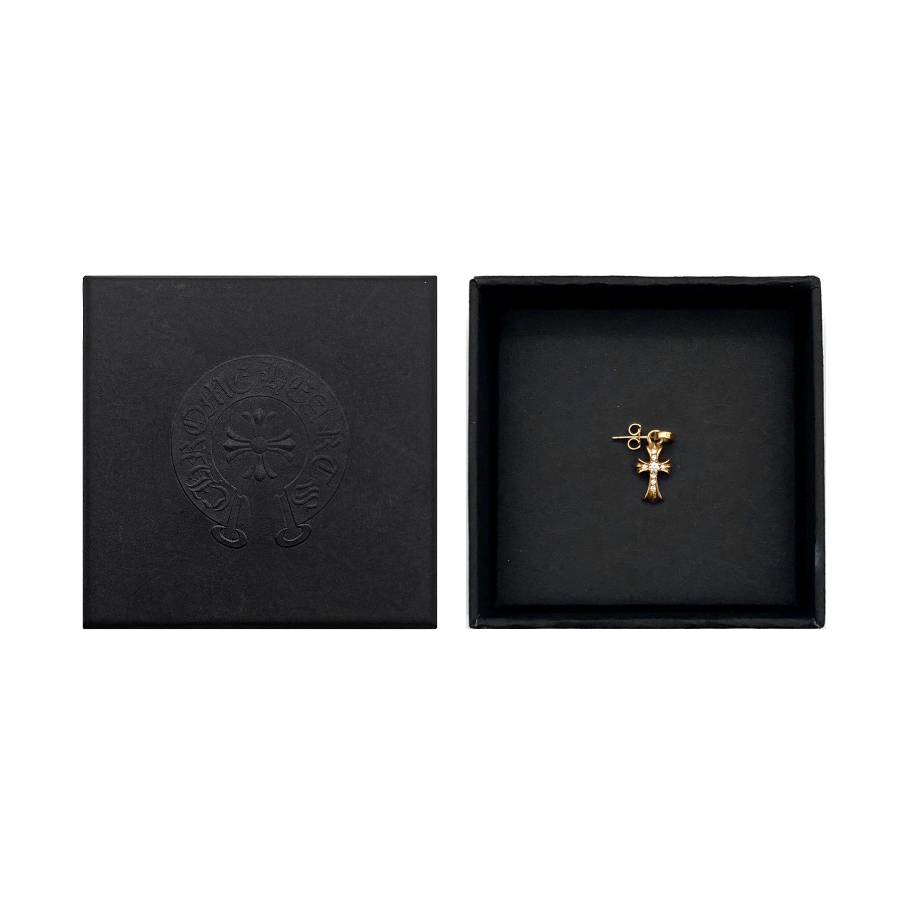 Chrome Hearts Chrome Hearts 22K Gold Diamonds Babyfat Drop Earring Size ONE SIZE - 5 Thumbnail