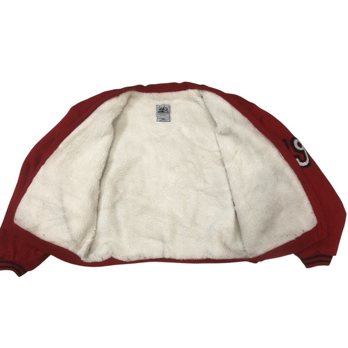 Edwin × Japanese Brand 86’ Edwin Knit Sherpa V Neck Jacket Sweater Size US M / EU 48-50 / 2 - 7 Thumbnail