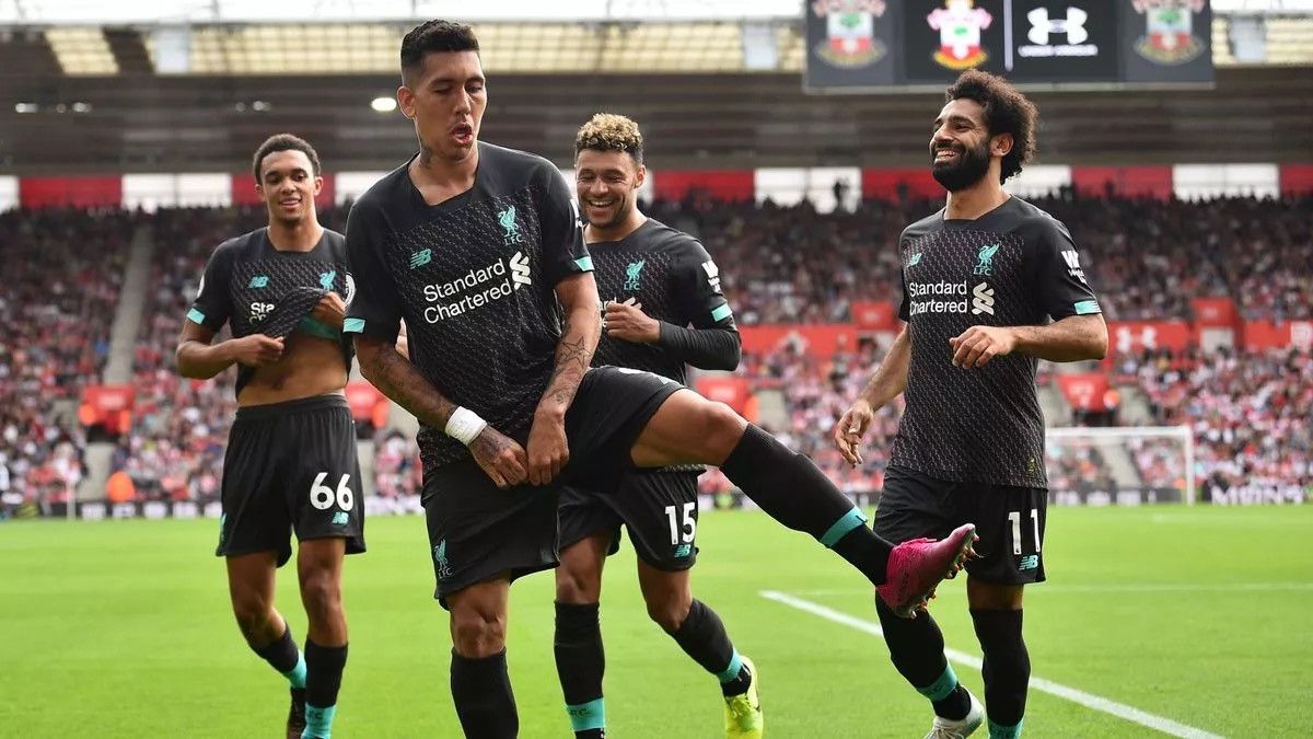 New Balance × Vintage NWT LIVERPOOL NB 2019/2020 FOOTBALL THIRD JERSEY #11 SALAH Size US L / EU 52-54 / 3 - 21 Thumbnail