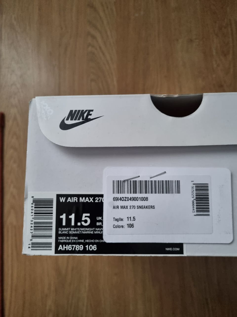 Nike Nike Air Max 270 Laser Fuchsia (Women's) Size US 10 / EU 43 - 7 Thumbnail