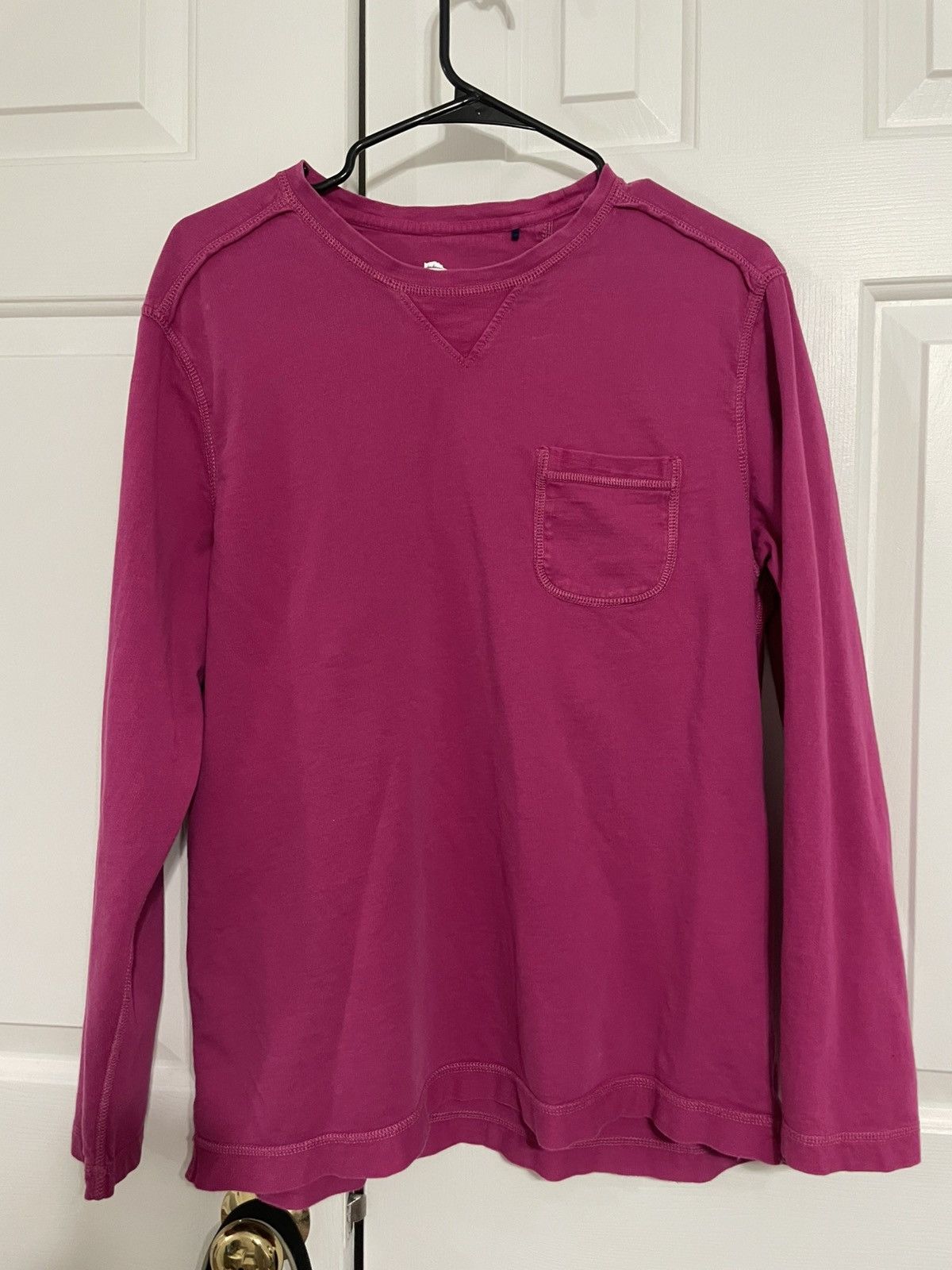 Tommy Bahama Long Sleeve Crew Neck Shirt Garment Dye Fuchsia Magenta Size US S / EU 44-46 / 1 - 1 Thumbnail