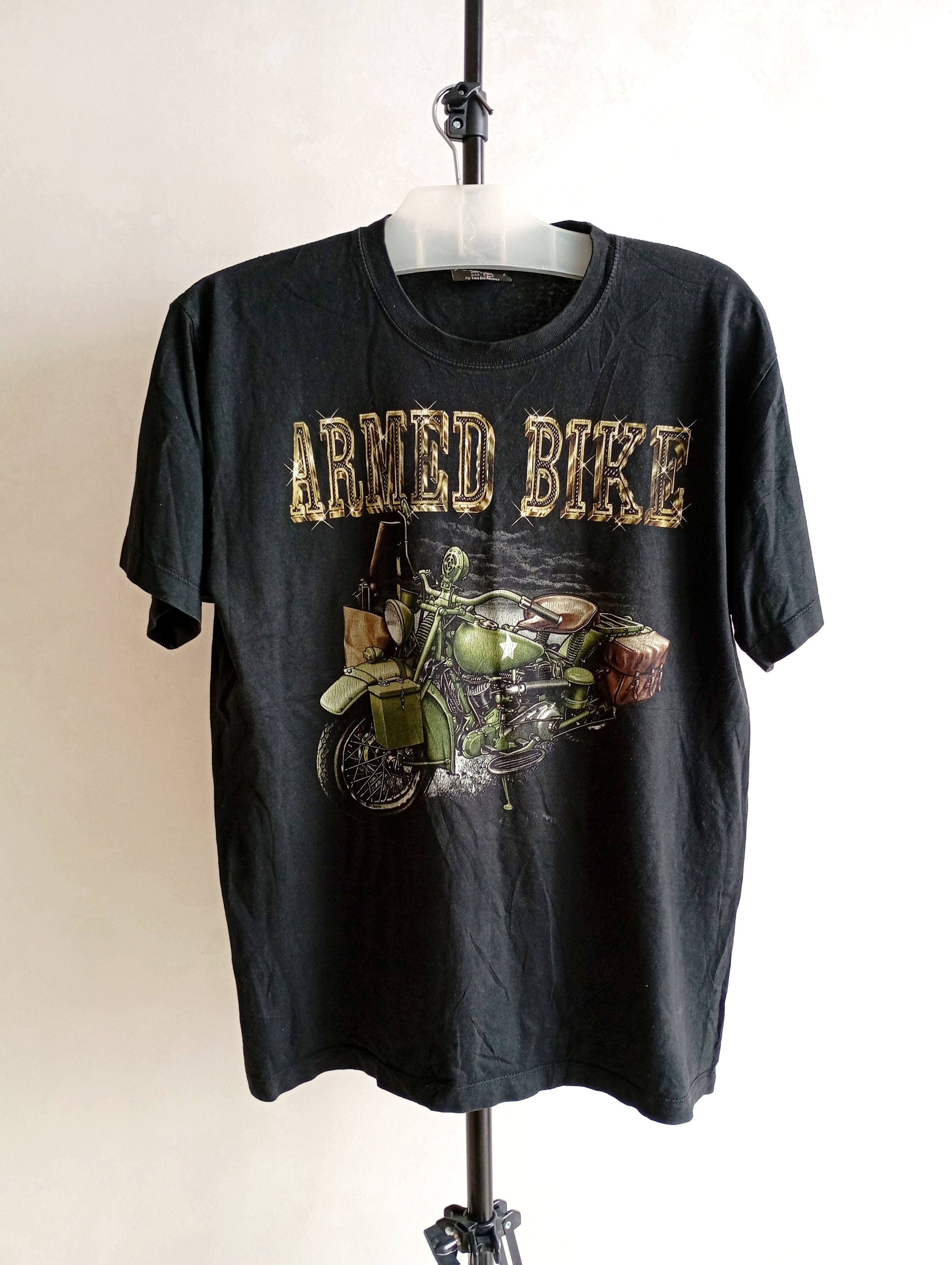 Vintage Rock Chang Biker Motorcycle Single Stitch T-shirt Size US L / EU 52-54 / 3 - 1 Thumbnail