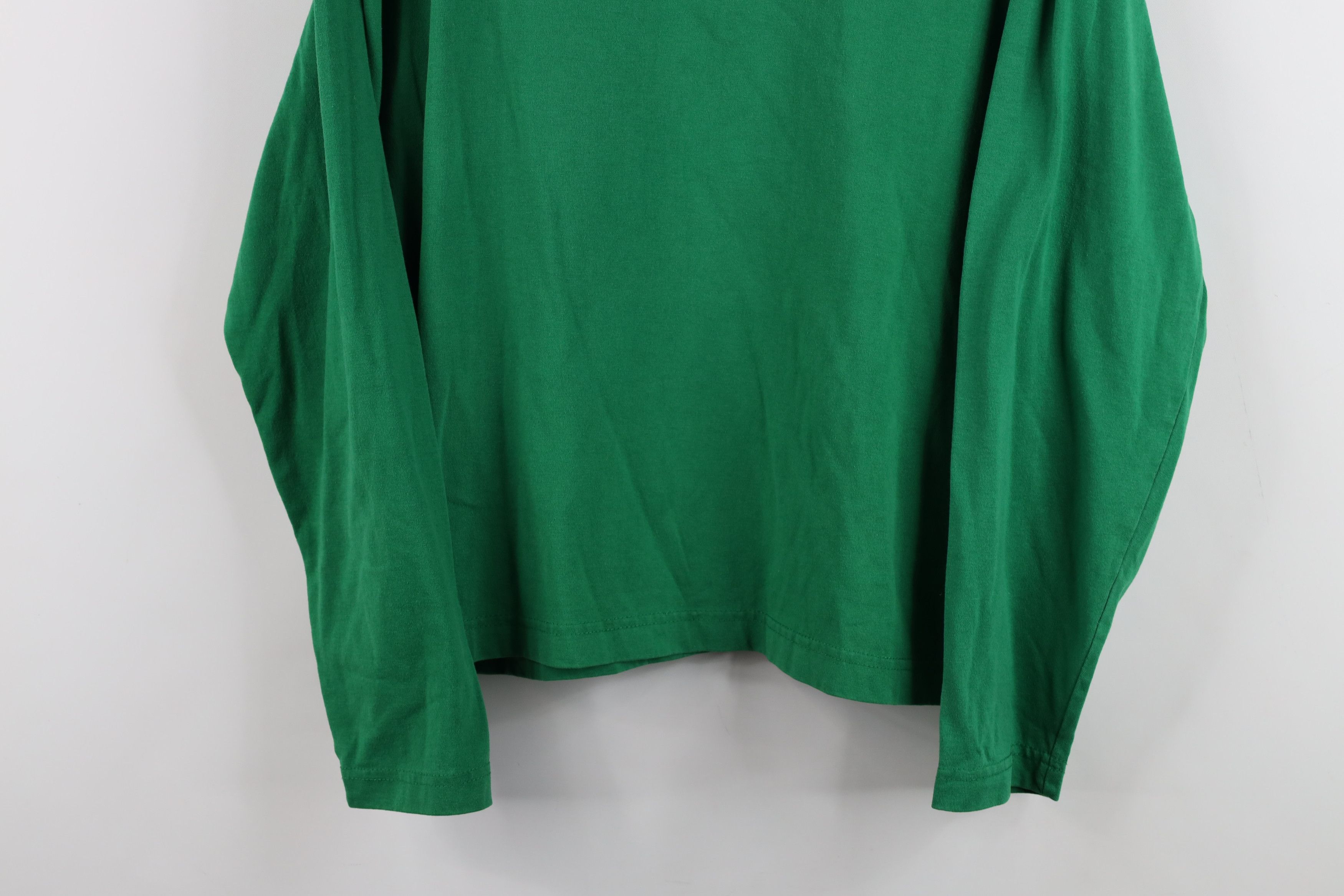 Vintage Vintage 90s Fit Christmas Tree Turtleneck T-Shirt Green Size XL / US 12-14 / IT 48-50 - 3 Thumbnail