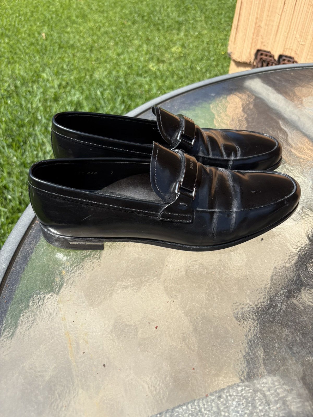 Prada Prada Penny Loafers Size US 7 / EU 40 - 1 Thumbnail