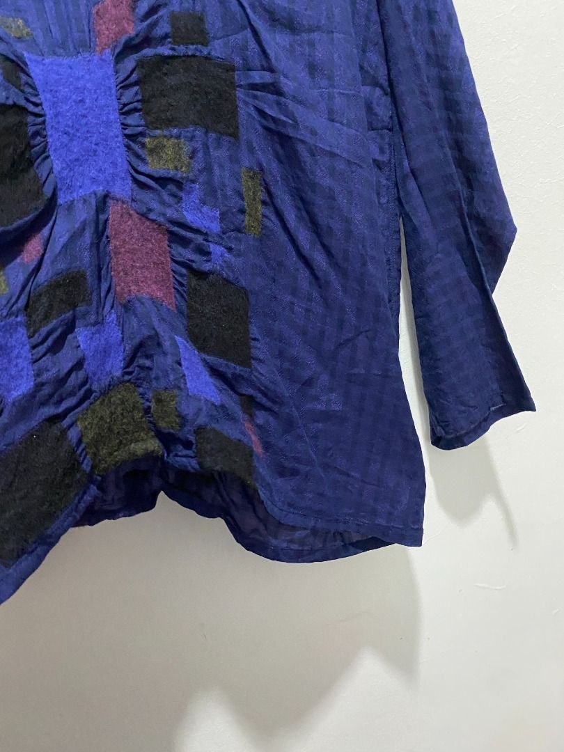 Issey Miyake HaaT - Issey Miyake Panel Patchwork Shirt M Size US M / EU 48-50 / 2 - 6 Thumbnail