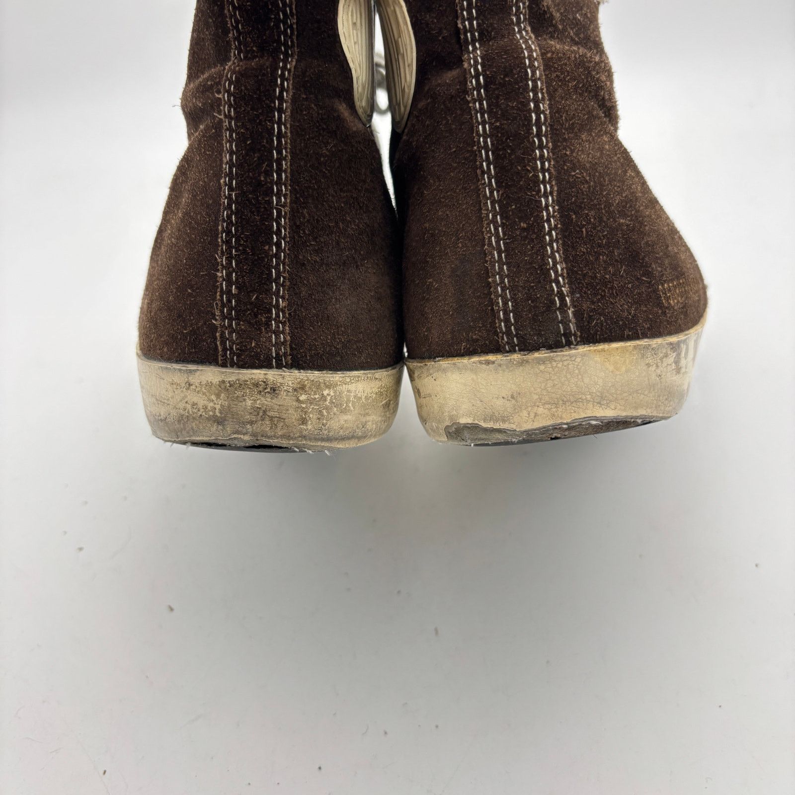 Golden Goose Golden Goose Francy Hi Top Skate Suede Shoes Men's 44 US 11 Size US 11 / EU 44 - 11 Thumbnail