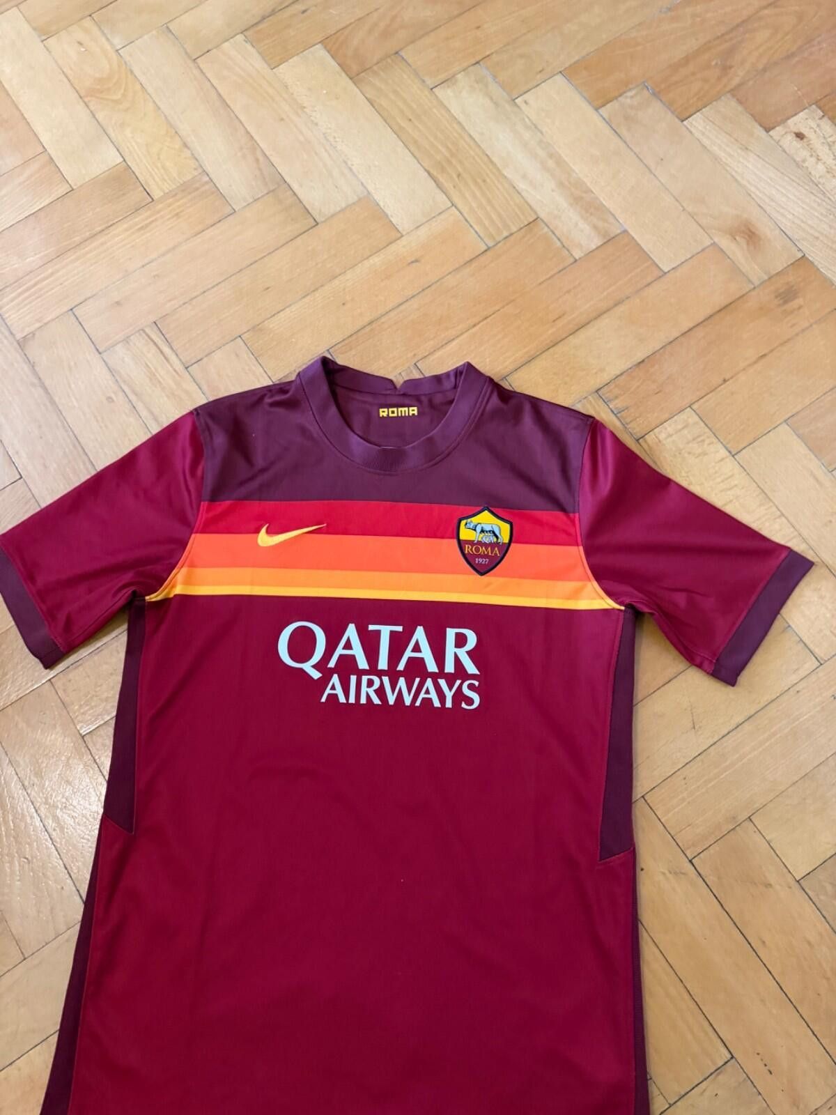 Nike Nike AS Roma 2020/21 Home Football Jersey Sz XL(Boys) Size US XS / EU 42 / 0 - 4 Thumbnail