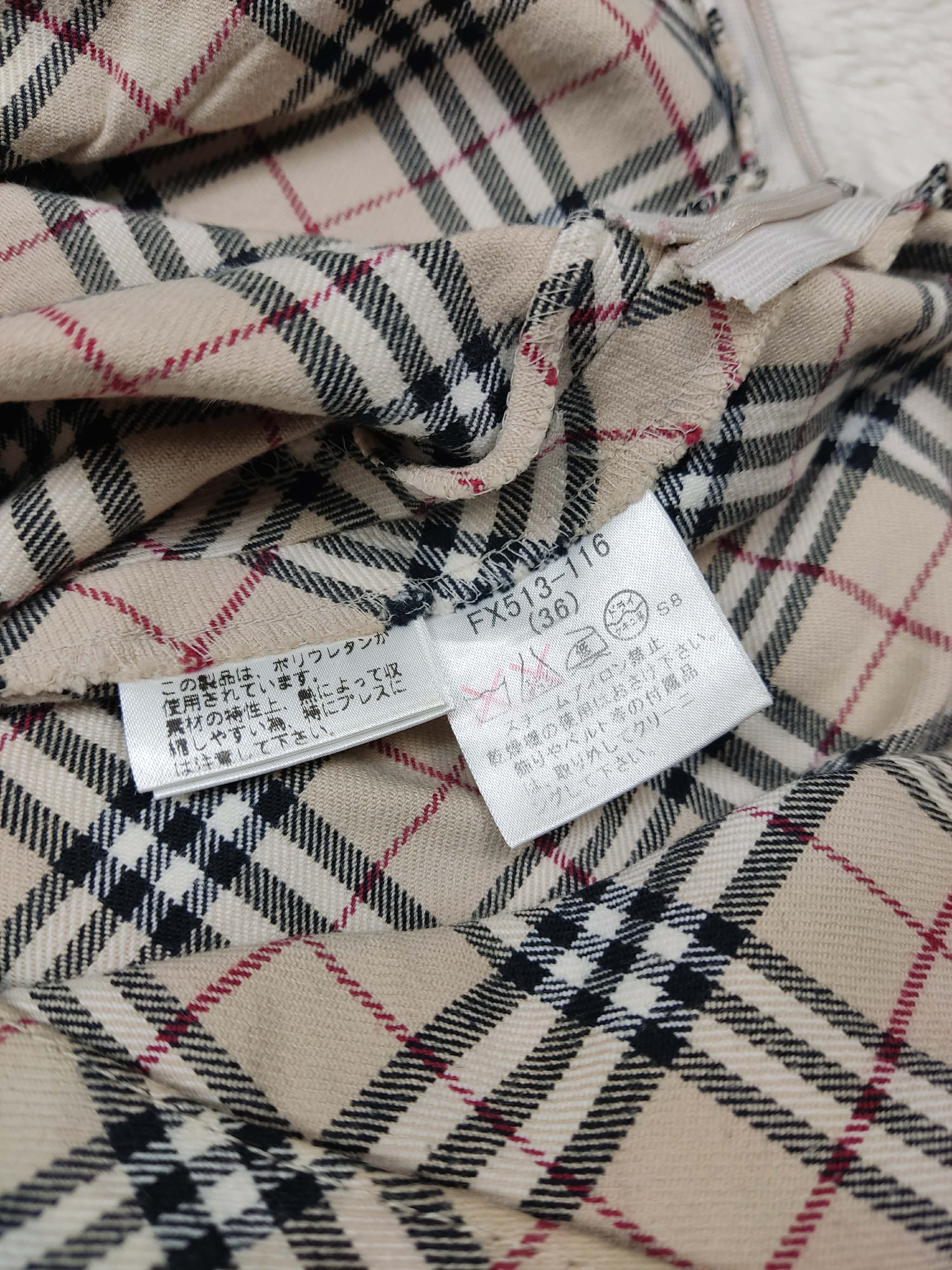 Burberry Burberry London Blue Label Nova Check Midi Skirt Size 26" / US 2 / IT 38 - 7 Thumbnail
