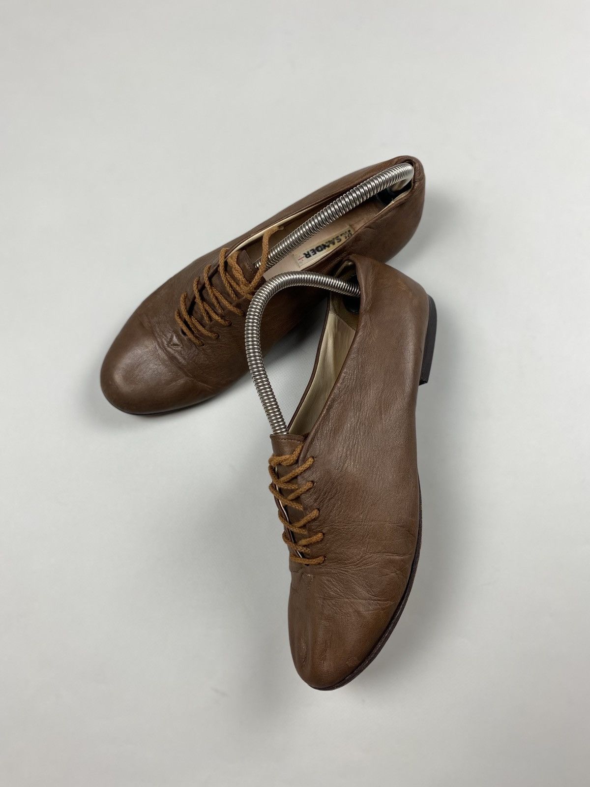 Jil Sander × Vintage Jil Sander ladies leather flats ballets size 40 1/2 Size US 10.5 / IT 40.5 - 23 Thumbnail