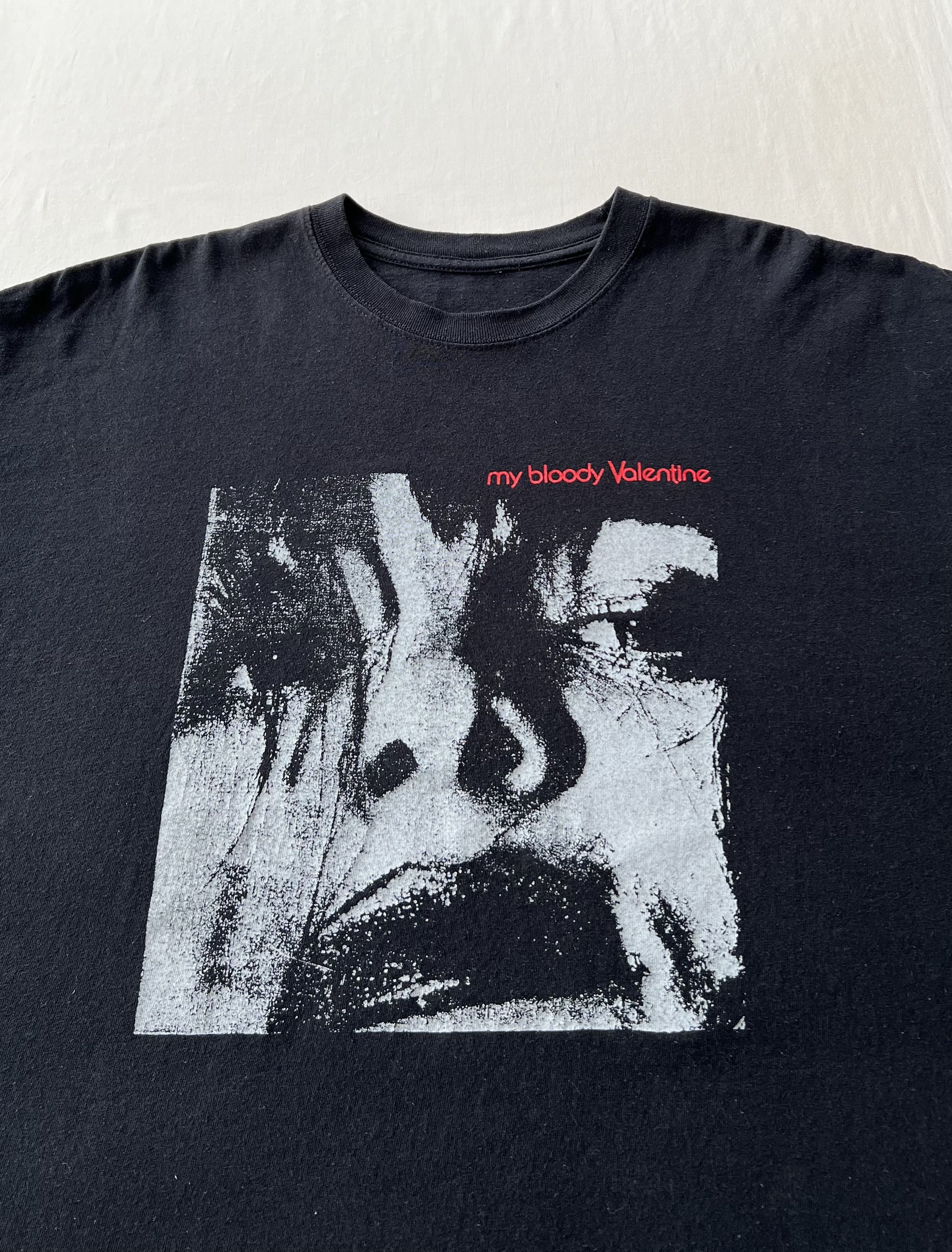 Band Tees Vintage 2000s My Bloody Valentine Rock Band Y2k Black Tshirt Size US L / EU 52-54 / 3 - 3 Thumbnail