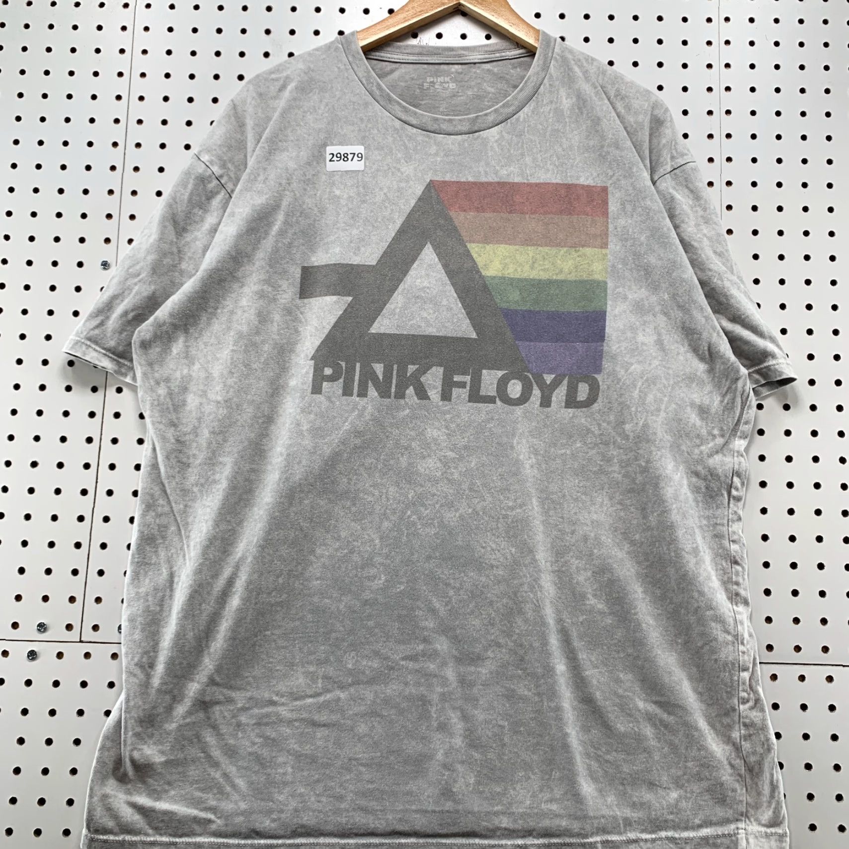 Vintage Pink Floyd Shirt Mens XL Gray Acid Wash Rainbow Graphic Music Band 25x30.5 Size US XL / EU 56 / 4 - 6 Thumbnail