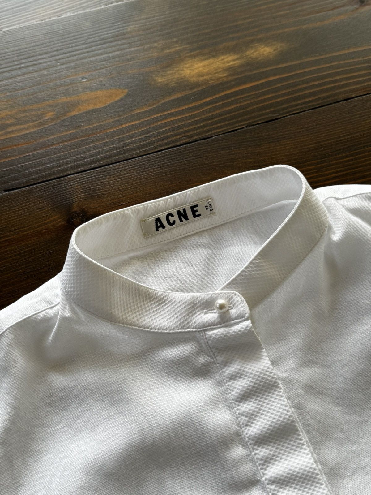 Acne Studios Acne Studios Avant Garde Button Up Luxury 00s Shirt Size XS / US 0-2 / IT 36-38 - 7 Thumbnail