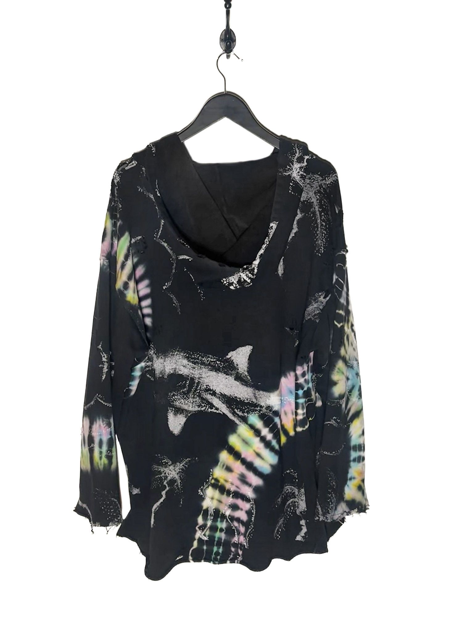 Alchemist Alchemist El Vedra 2018 Black Tie Dye Distressed Hoodie Size US M / EU 48-50 / 2 - 3 Thumbnail