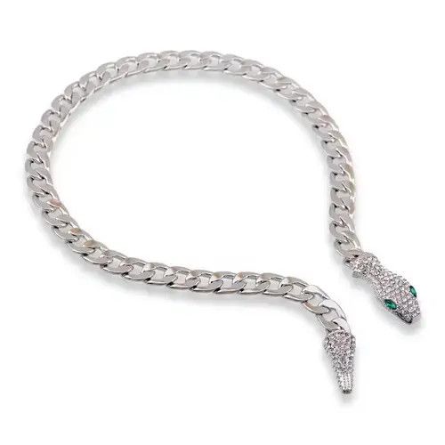Jewelry Chunky Chains Snake Necklace Size ONE SIZE - 3 Thumbnail