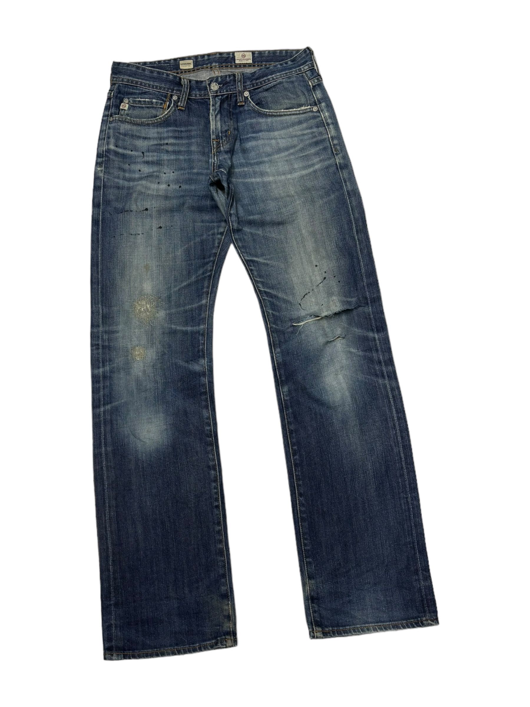 AG Adriano Goldschmied OG🔥 AG ADRIANO GOLDSCHMIED ROCKSTAR DENIM JEANS Size US 29 - 6 Thumbnail