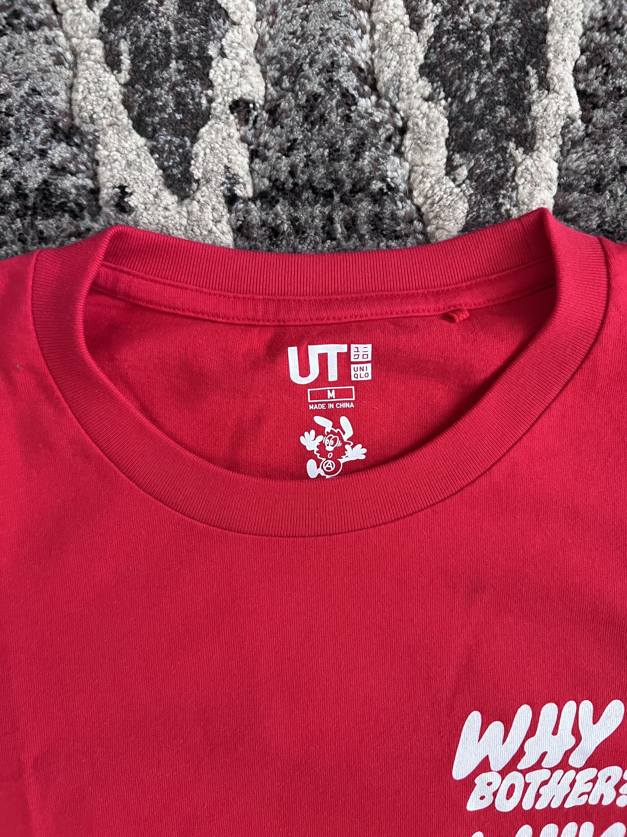Uniqlo Uniqlo UT x Verdy Why Bother? Why Not? Tee Size US M / EU 48-50 / 2 - 3 Thumbnail