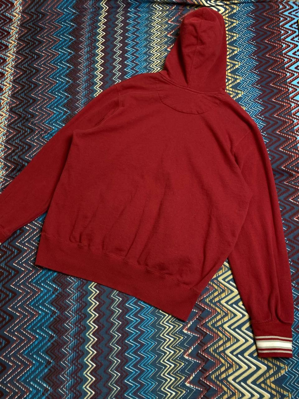 Nike vintage streetwear Nike red big logo Sweatshirt hoodie Size US XL / EU 56 / 4 - 14 Thumbnail