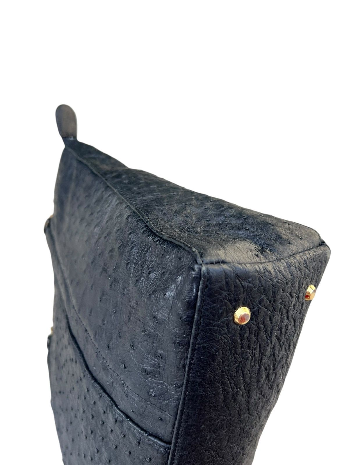 Leather Archive JRA Japan Ostrich Leather Tote Bag Size ONE SIZE - 13 Thumbnail