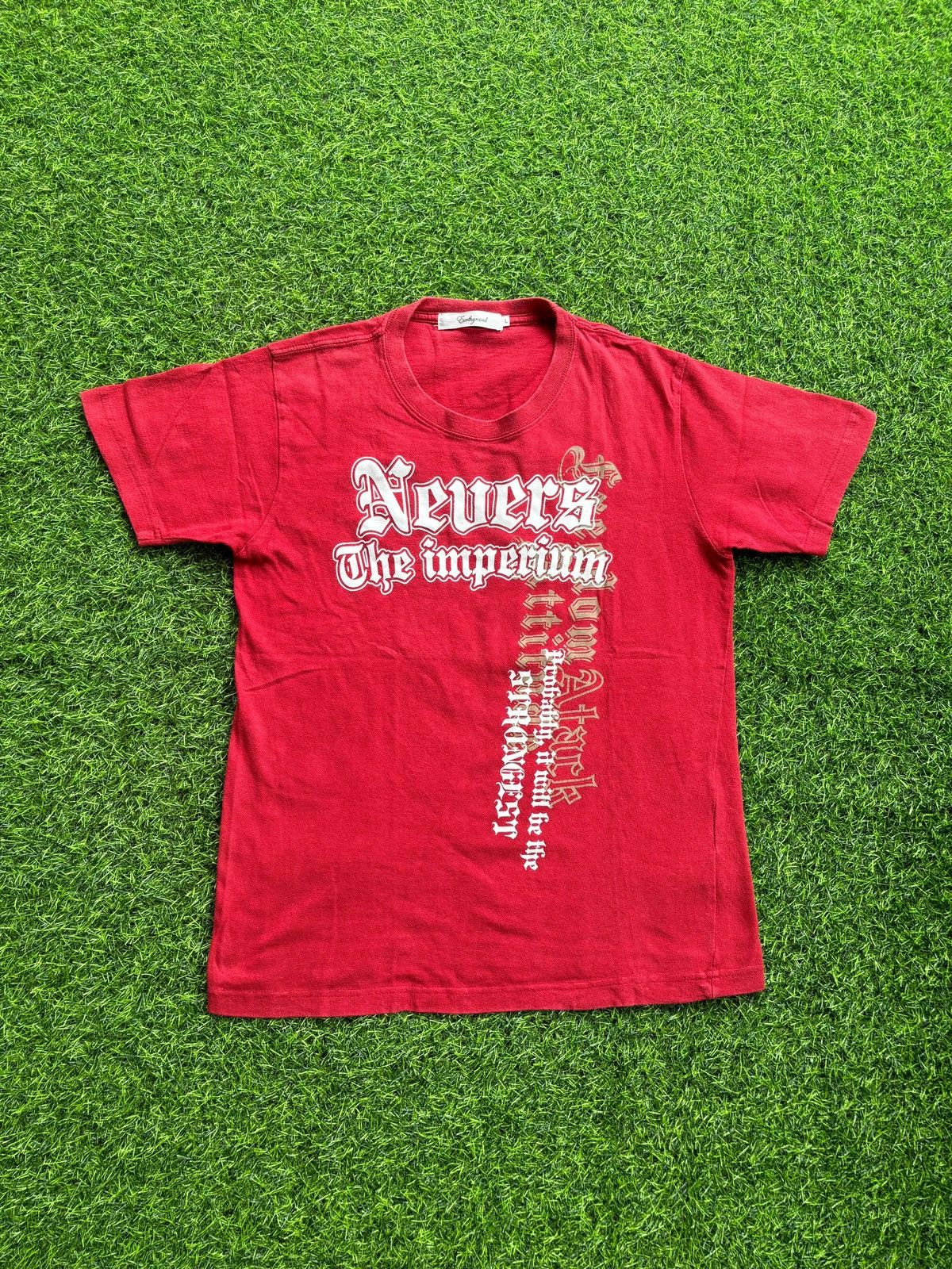 Hysteric Glamour Y2k Earthgrand Nevers the imperium Punk Style Tshirt Size US L / EU 52-54 / 3 - 1 Thumbnail
