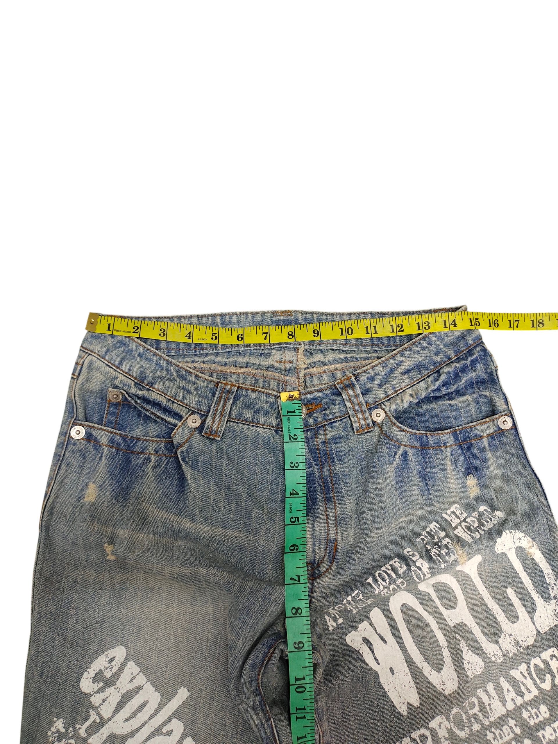 Number (N)ine × Undercover Japanese Brand Explanation World Clawmark Distress Jeans Size US 30 / EU 46 - 15 Thumbnail