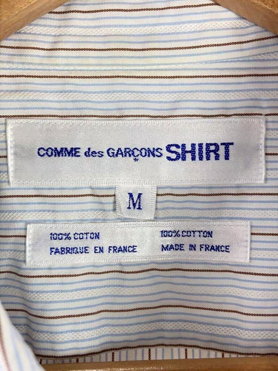 Comme des Garcons × Comme des Garcons SHIRT Striped Short Sleeve Button Shirt Size US M / EU 48-50 / 2 - 4 Thumbnail