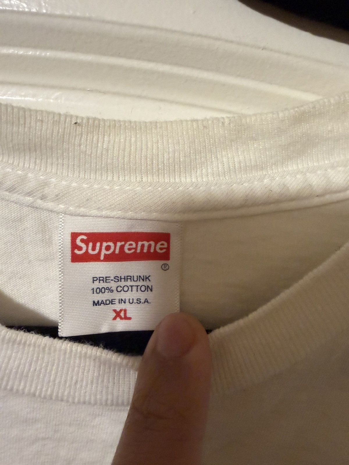 Supreme Supreme Horror Tee White XL FW17 Size US XL / EU 56 / 4 - 3 Thumbnail