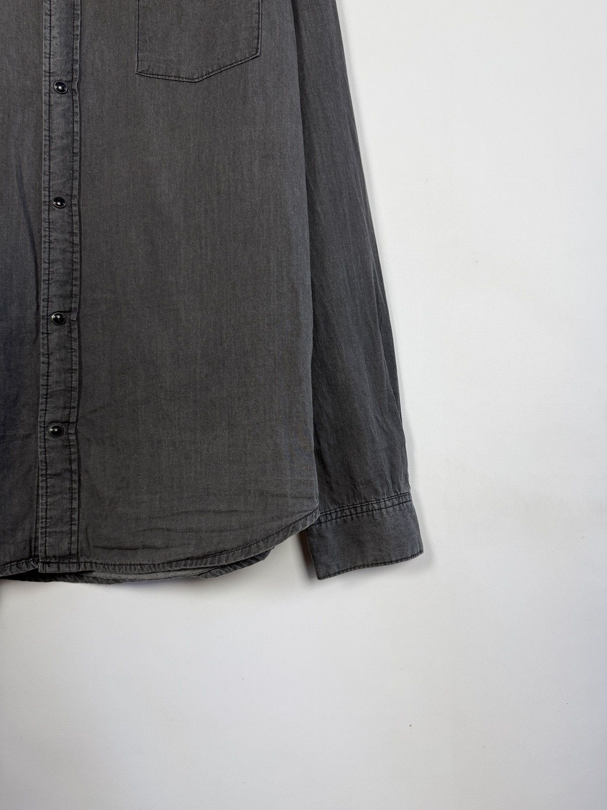 Vintage MotorGear Denim Shirt Eagle Biker Graphic Vintage XL Size US XL / EU 56 / 4 - 6 Thumbnail