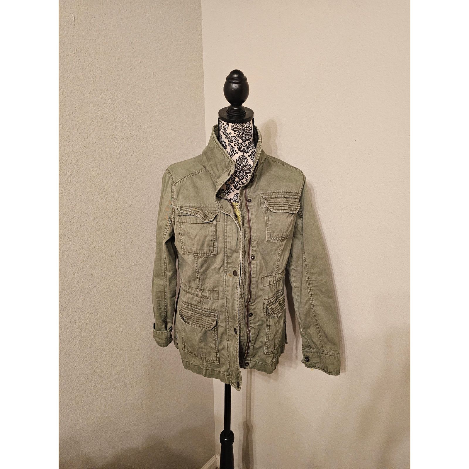 Hollister Vtg Y2K Hollister Womens Med Military Army Green Bella Elena Size M / US 6-8 / IT 42-44 - 2 Thumbnail