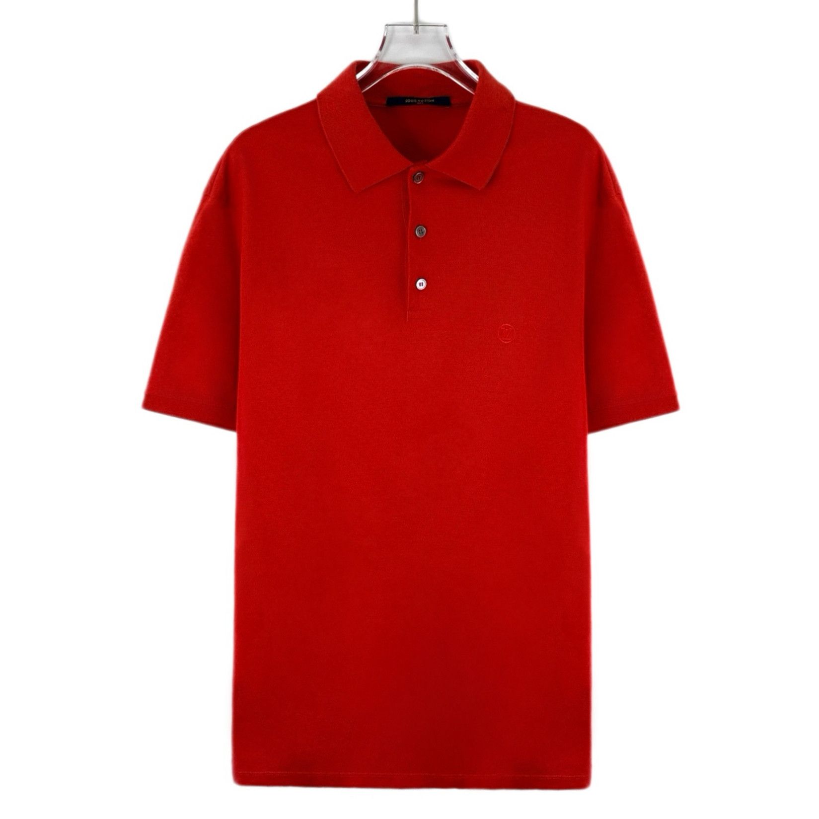 Louis Vuitton Louis Vuitton Embroidered Polo Red (M) Size US M / EU 48-50 / 2 - 1 Thumbnail