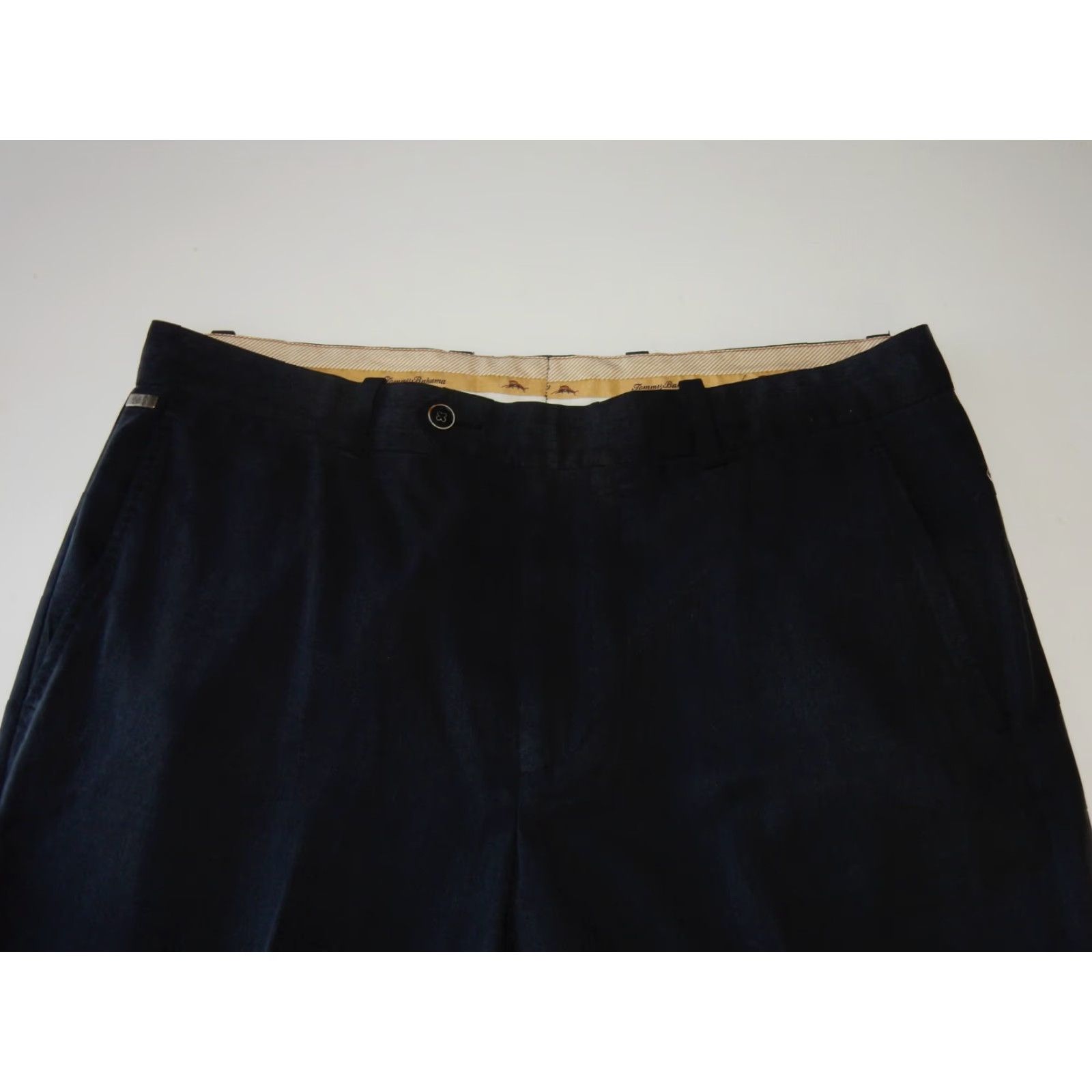 Tommy Bahama Tommy Bahama Men's Dress Pants Silk Black Size 35x32 Pleated Formal Business Size US 35 - 4 Thumbnail