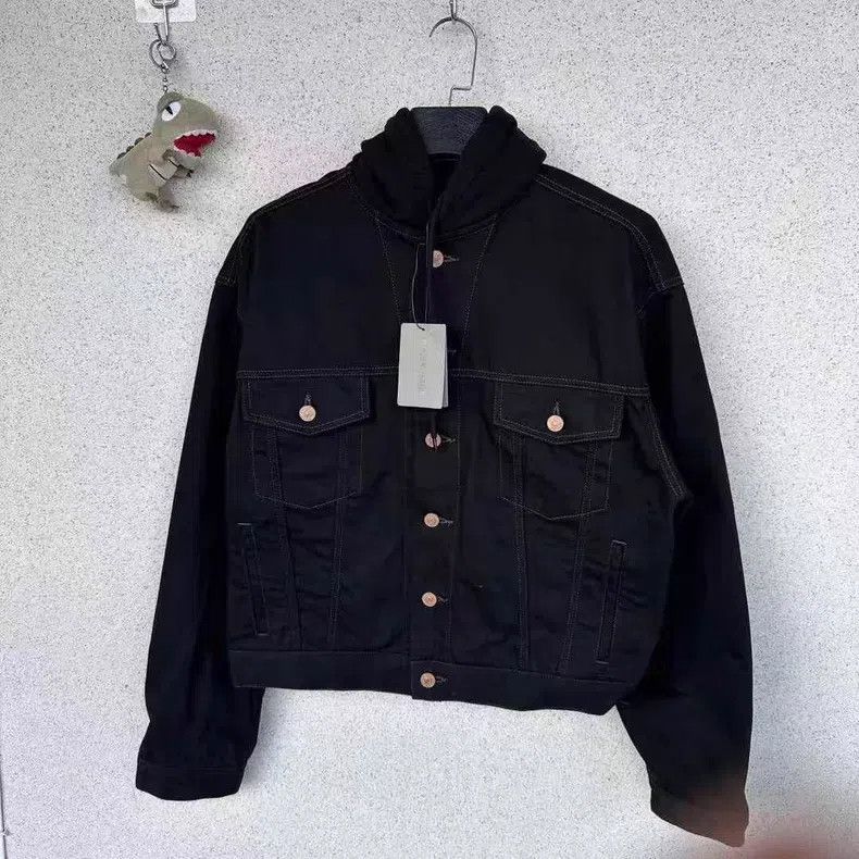Balenciaga Balenciaga Denim hooded jacket Size XS / US 0-2 / IT 36-38 - 1 Thumbnail