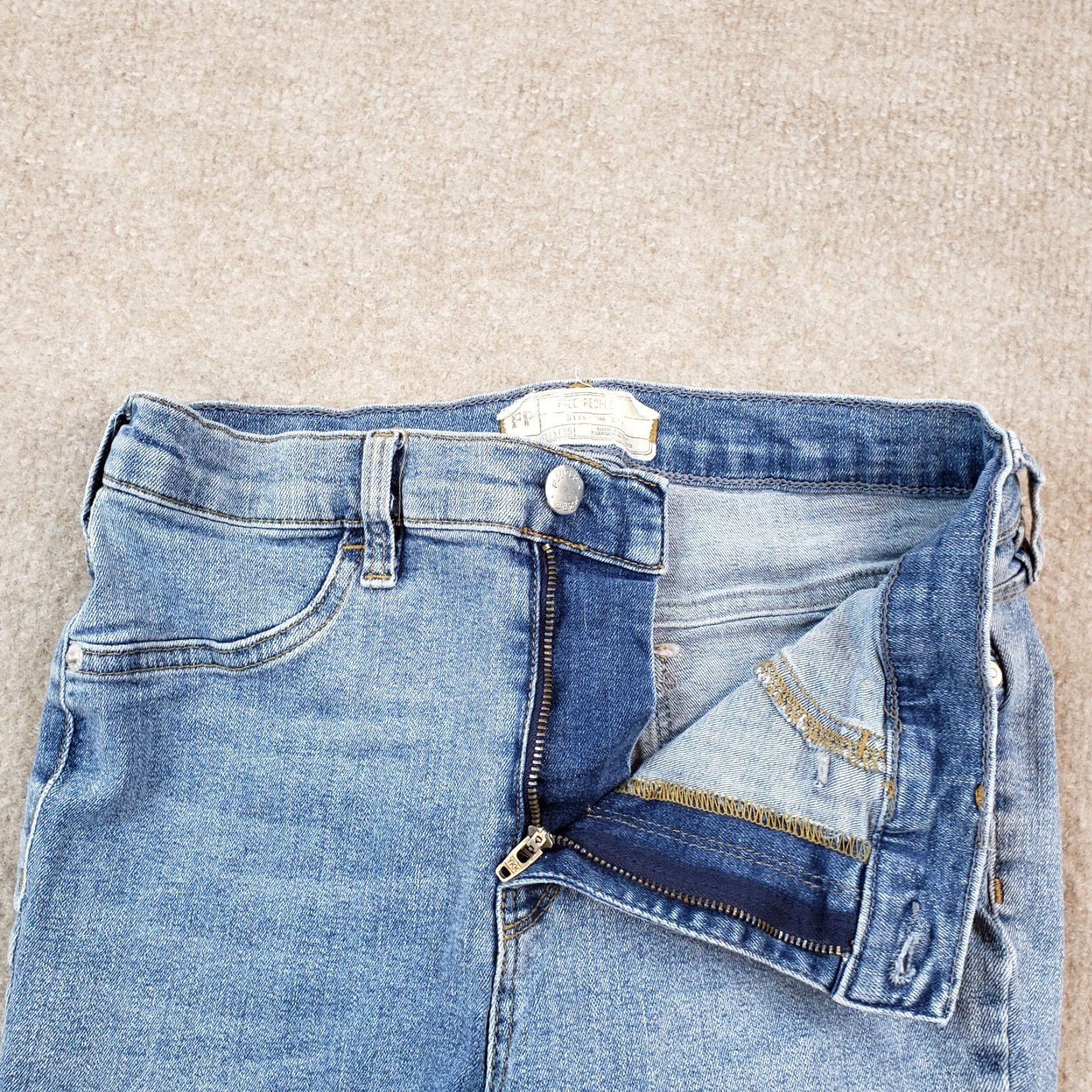 Free People Free People Jeans 26x30 Blue Denim Skinny Leg Stretch Casual Womens Jeans Mens? Size 26" / US 2 / IT 38 - 6 Thumbnail